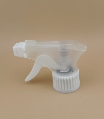 Trigger Pump Sprayer K101-4 Putih dan Putih Jelas Plastik PP untuk Botol Hairdressing