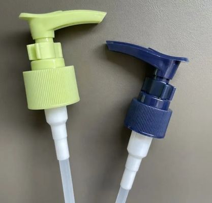Green Custom PP Material Lotion Dispenser Pump dengan Clip Lock untuk Liquid Soap Skin Care Lotion