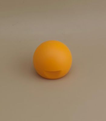 Tutup Bola Halus Matte Plastik Kuning untuk Botol Kosmetik