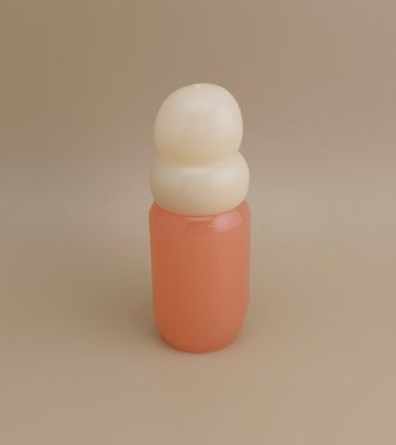 Botol Kaca Pink Dengan Tutup Putih Beras Untuk Parfum Gadis