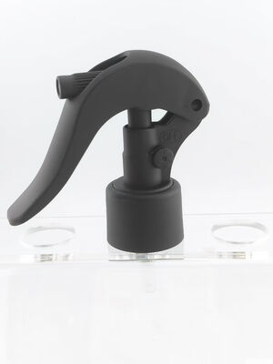 Bahan kimia Fine Mist Profesional Hand Matte Hitam Plastik PP Pemicu