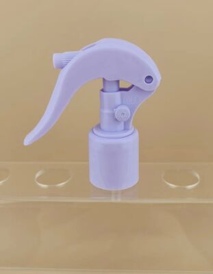 Cahaya Ungu Plastik Mini Trigger Sprayer K604-1 untuk botol dan penata rambut