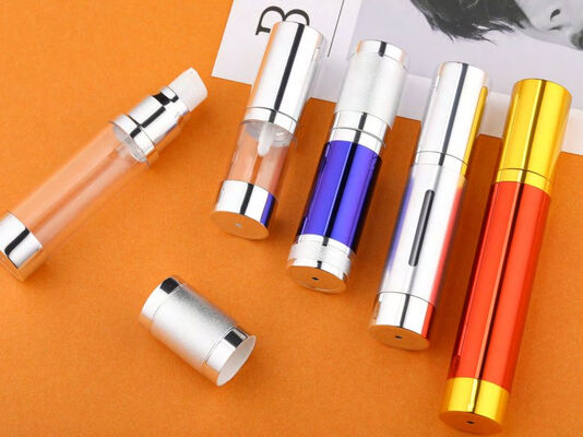 10ml 15ml 20ml 30ml sebagai Botol Airless, Mini Sampel Botol Airless untuk Lotion Cream