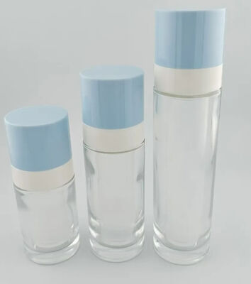 Kaca Airless Lotion Pump Botol Serum Dispenser 15ml 30ml 50ml