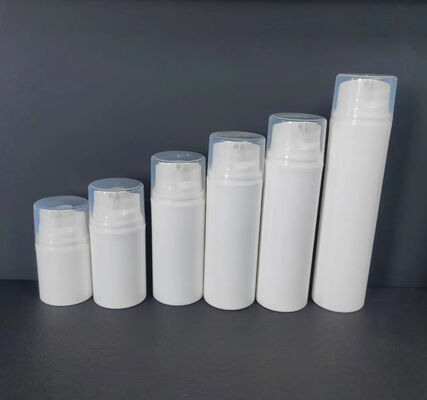 Botol Kaca Bulat dengan Pompa Lotion Semprot Krim Botol Kosmetik Kaca dengan Pompa