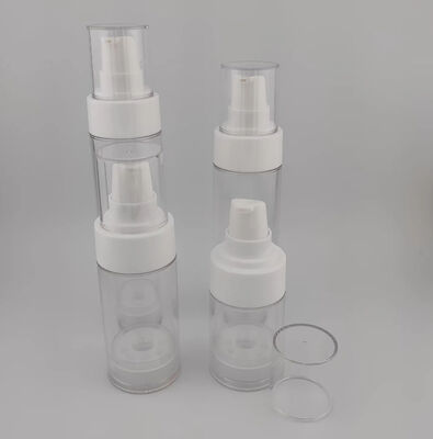 Botol pompa lotion vakum tanpa udara untuk menyemprotkan semprotan kosmetik perawatan kulit