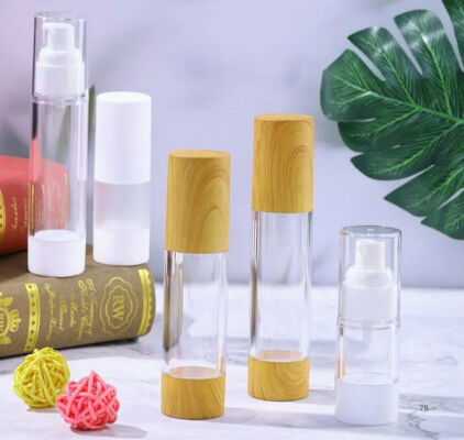 Botol Plastik Kosmetik vakum tanpa udara untuk Skincare Cream Serum Lotion
