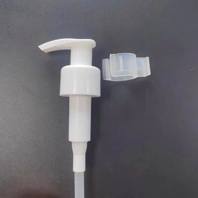 Semua plastik penuh tanpa logam spring pembersih wajah lotion pompa dengan Clip Lock
