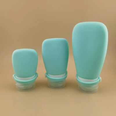 Kontainer isi ulang Botol Perjalanan Silikon Set Bottle Bahan Toilet Perjalanan Silikon Buktinya