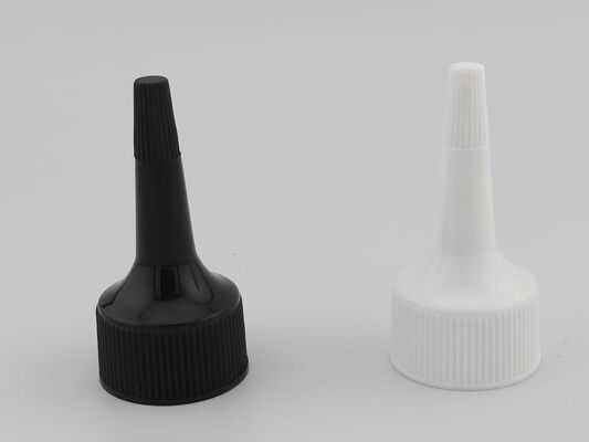 Penutup Dispenser Botol Tutup Sekrup Penutup Berusuk Putih 24mm