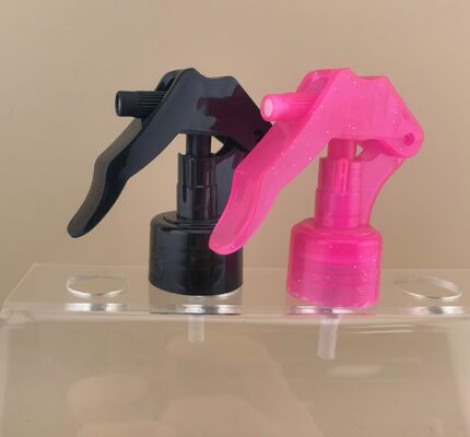 Black Plastic Mini Trigger Sprayer untuk kosmetik dan penata rambut