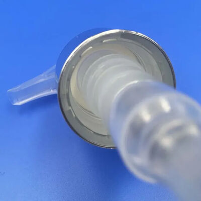 Kemasan kosmetik Aluminium Plastik Perak Sprayer Pump Lotion Pump