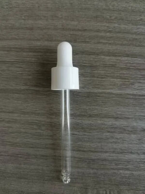 10ml 20ml 30ml 50ml Dropper Putih dengan Tabung Panjang untuk Kosmetik Minyak