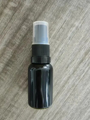 15ml 30ml 50ml 100ml Tamper Evident Sprayer Pump dengan Botol Kaca Hitam