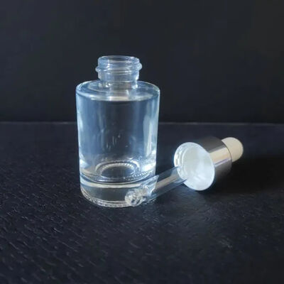 10 30 50ml Botol Bulat Penetes Kaca Minyak Esensial Buram Botol Minyak Bahu Datar Murah tersedia