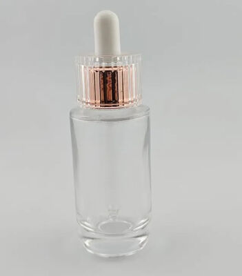 30ml Serum Perawatan Kulit Transparan Botol Minyak Esensial untuk Kaca