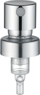 ODM K403 Fine Mist Parfum Pump Sprayer 0.10cc Aluminium Silver Color