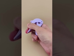 Cahaya Ungu Plastik Mini Trigger Sprayer K604-1 untuk botol dan penata rambut