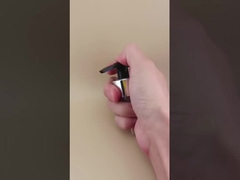 Pompa Lotion Hitam dan Perak K204-3 untuk Perawatan Kulit Sertifikasi ISO9001/ISO14001