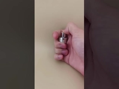 Ponsel yang dipersonalisasi Silver Alum Button Fine Crimp Sprayer Screw K405-1 untuk parfum