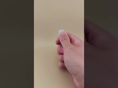 Kemasan Lip Balm Kecil Biru dengan Tutup Bergaris Bening untuk Lipstik