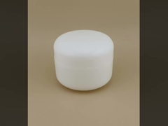 Putih Sertifikasi Wanita Skincare Plastik Cream Jar Dengan Tutup Sekrup