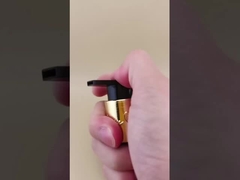 Pompa krim hitam dan emas dengan cetakan K702-1 untuk botol kosmetik