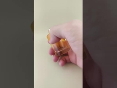 Desain Baru Perubahan bertahap Botol Kaca Lempar Jingga Jelas K-GBL30 untuk Lotion Rendam