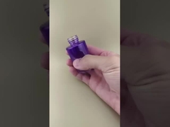 Desain Baru Perubahan Bertahap Botol Kaca Ungu Bening Halus K-GBL30 untuk Lotion Perendam