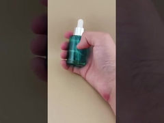 Desain Baru Clear Cyan Smooth Dropper Bottle K-GBL30 untuk Essence