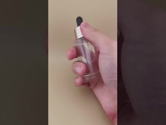 Botol Dropper Piramida Terpotong Halus Jelas Desain Baru untuk Esens