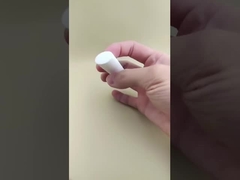 White Small Ellipse Smooth Lip Balm Pengemasan untuk Lipstick