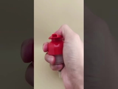 Desain halus Pompa busa plastik merah untuk botol sampo