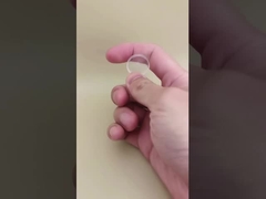 Tutup Plastik Berdaun Bulat Cerah Kecil untuk Botol Kosmetik