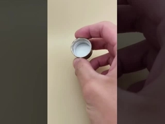 Tutup Bulat Plastik Bertekstur Kayu untuk Botol Kosmetik