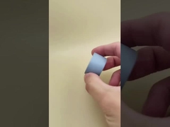 Cap Matte Lempeng Plastik Biru Abu-Abu Untuk Botol Kosmetik