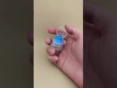 Desain yang bagus Plastik benang plastik bulat untuk botol perawatan kulit