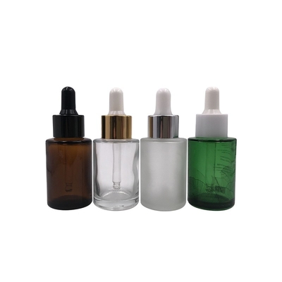 Amber Frosted 1 Oz Botol Penetes Minyak Esensial K1009 Serbaguna Tahan Lama