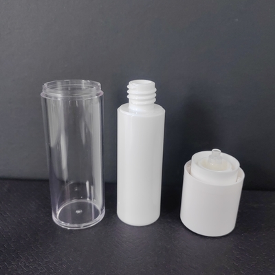 15ml 30ml 50ml Kapasitas Airless Pump Bottle Sertifikat ISO/SGS/FDA/CE