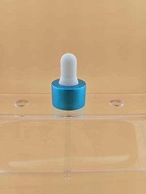18 20 PP Tube Kaca Karet Hitam Bamboo Cover Dropper untuk botol minyak esensial