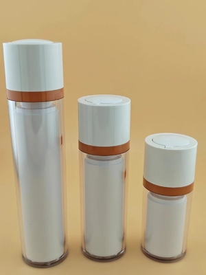 Grosir Rotary Cosmetic Packaging Round Twist Up Skin Care Botol Tanpa Udara