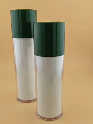 80ml 100ml Esensi Cream Airless Lotion Botol Bulat untuk Disesuaikan