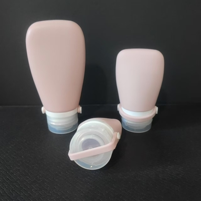 Custom Bulk Leak Proof Portable Empty Shampoo Ukuran Perjalanan Botol Silikon Kontainer