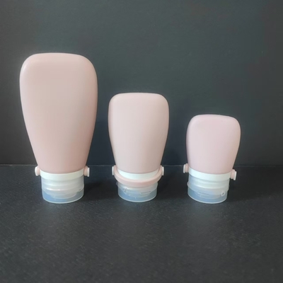 Custom Bulk Leak Proof Portable Empty Shampoo Ukuran Perjalanan Botol Silikon Kontainer