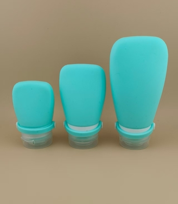 Kontainer isi ulang Botol perjalanan silikon K1400 untuk perawatan kulit