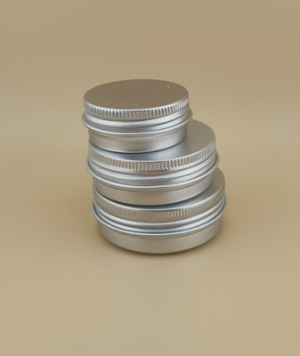 Kasus Aluminium Perak dengan Tutup Sekrup K-AB-1 untuk Kosmetik