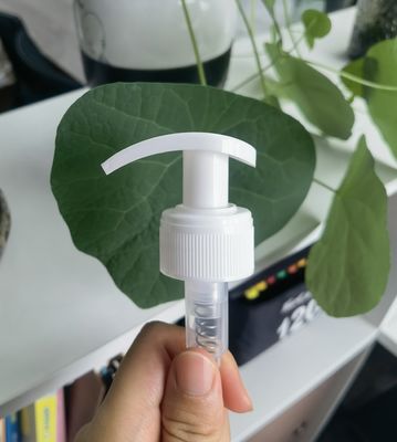 Lotion Pump 316SS Spring White Body Lotion Dispenser Pump Neck 24 / 28 Tingkat Pelepasan K202-5