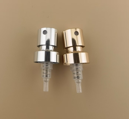 Karakteristik Non Tumpah Aluminium Crimp Pump Penyemprot Parfum Semprotan Kabut Halus K401