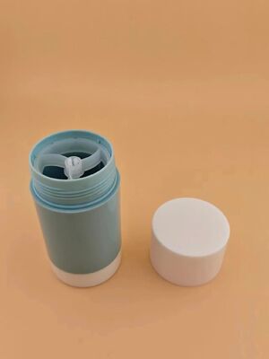 Plastik kosong Deodorant Stick Container Kosmetik Bulat Twist Up Tabung Kemasan untuk Deodorant Stick