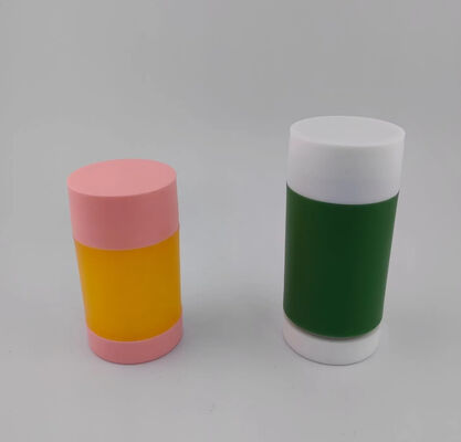 Plastik Kosmetik Kosmetik Oval Twist Tube Stick Container